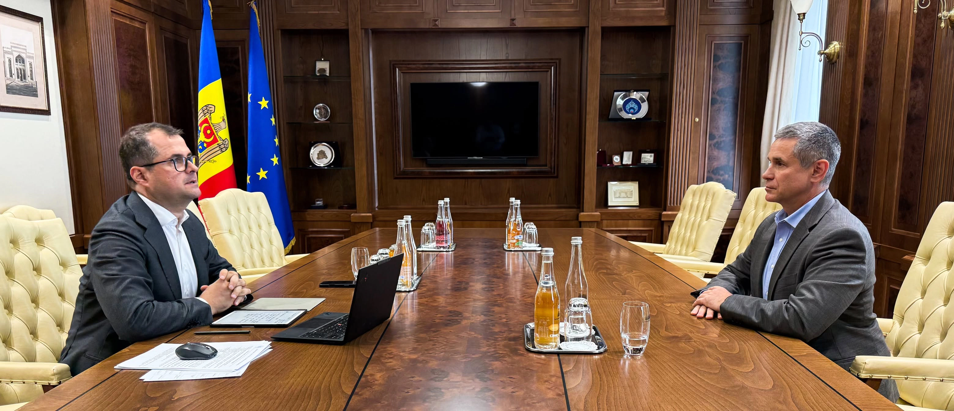 Vasile Tofan la întâlnire cu miniștrii interimari