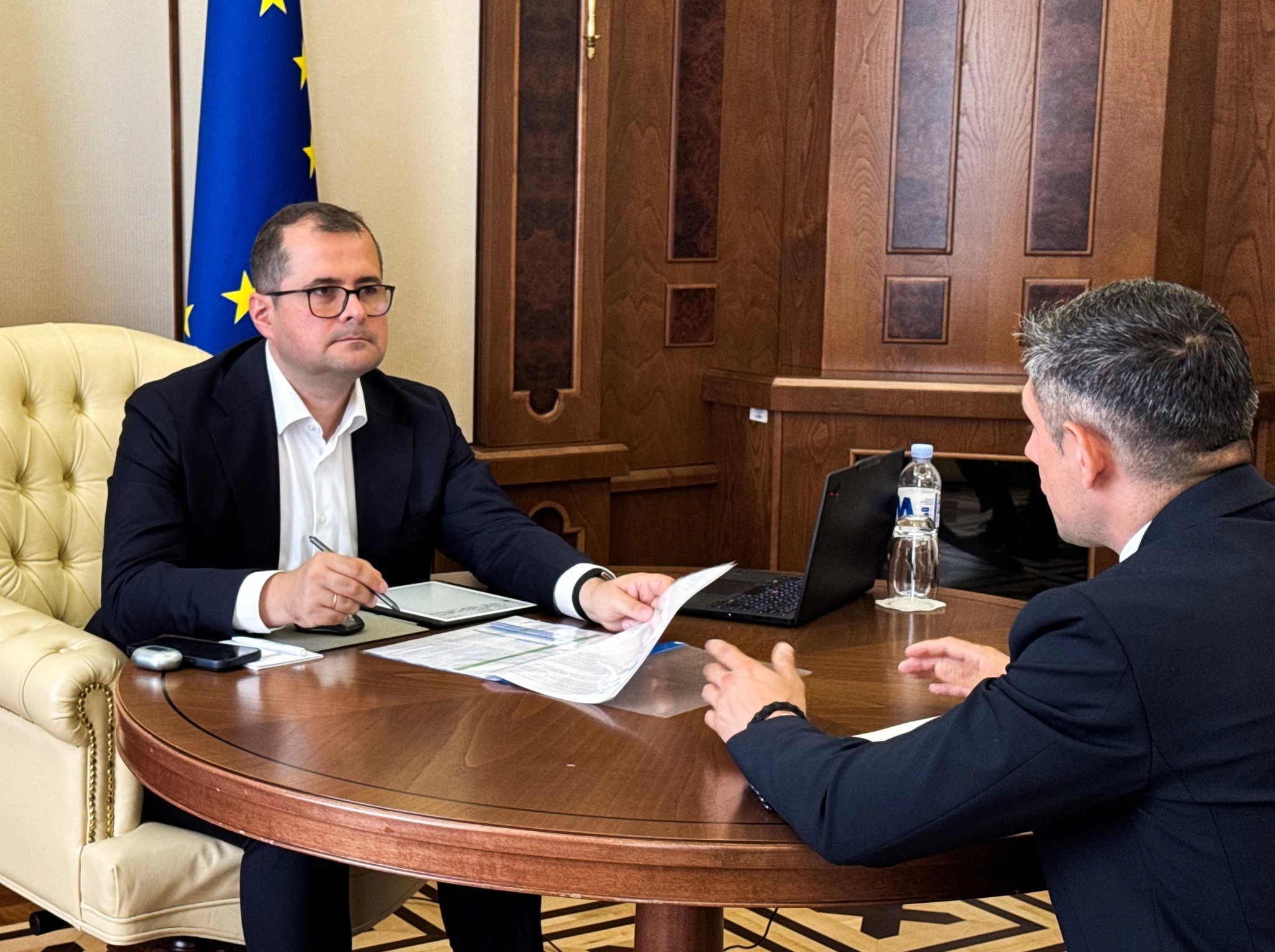 Vasile Tofan la întâlnire cu miniștrii interimari