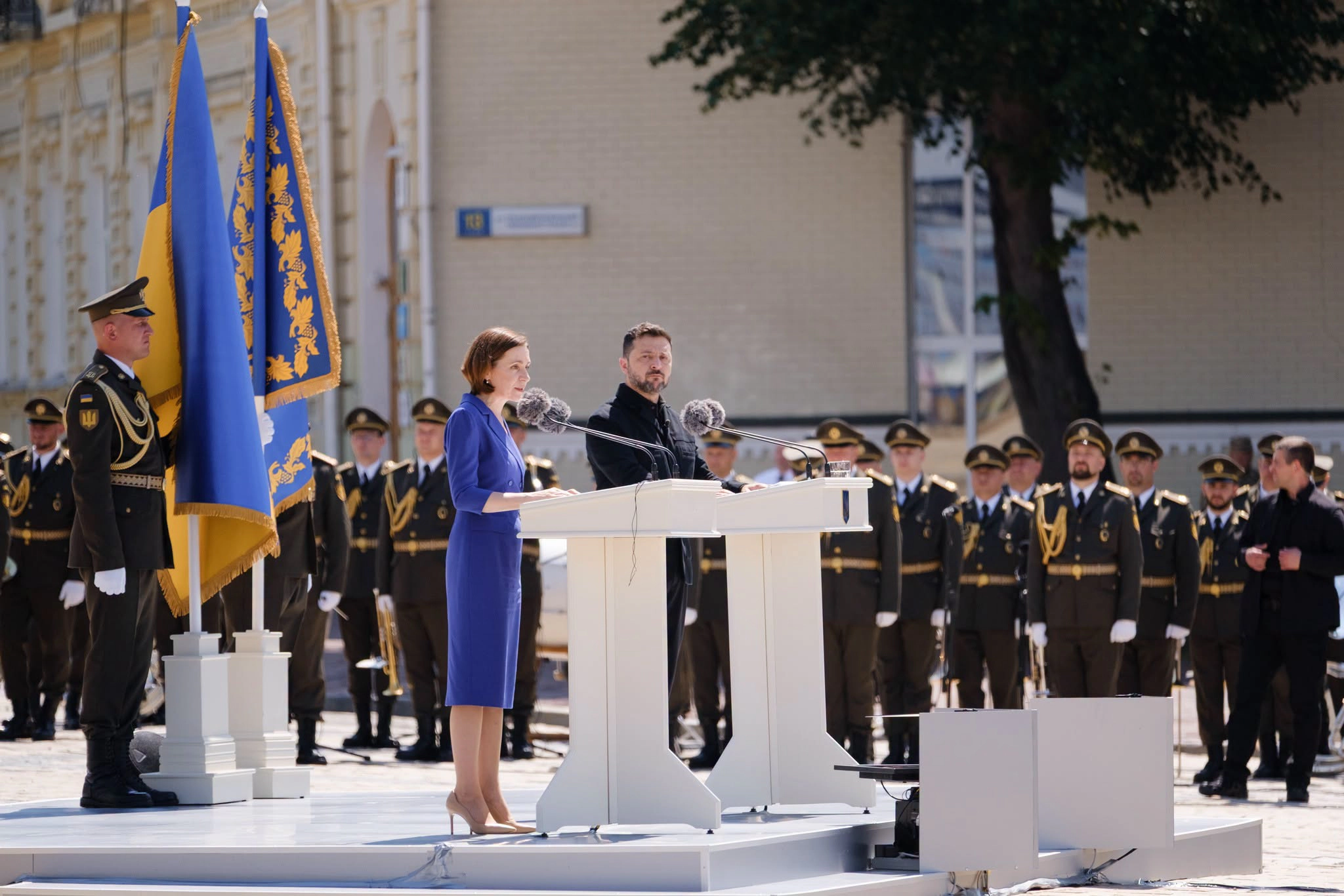 Maia Sandu la Kiev