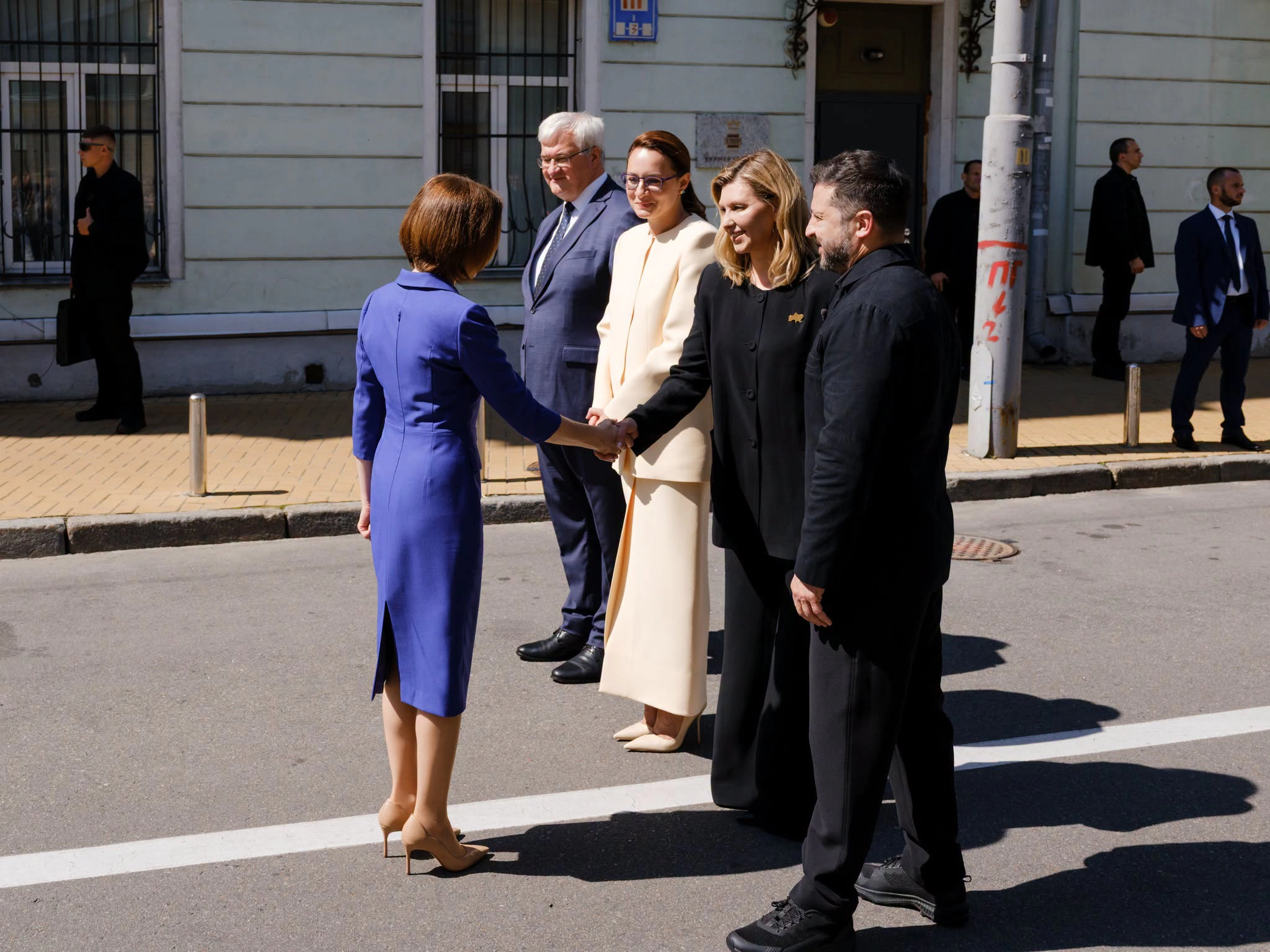 Maia Sandu la Kiev