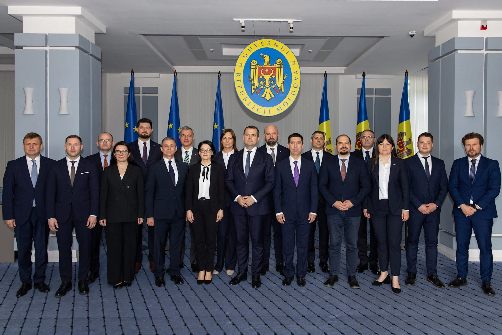 Vasile Tofan alături de miniștrii interimari