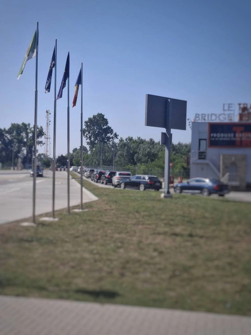 Coadă la ieșirea din Republica Moldova