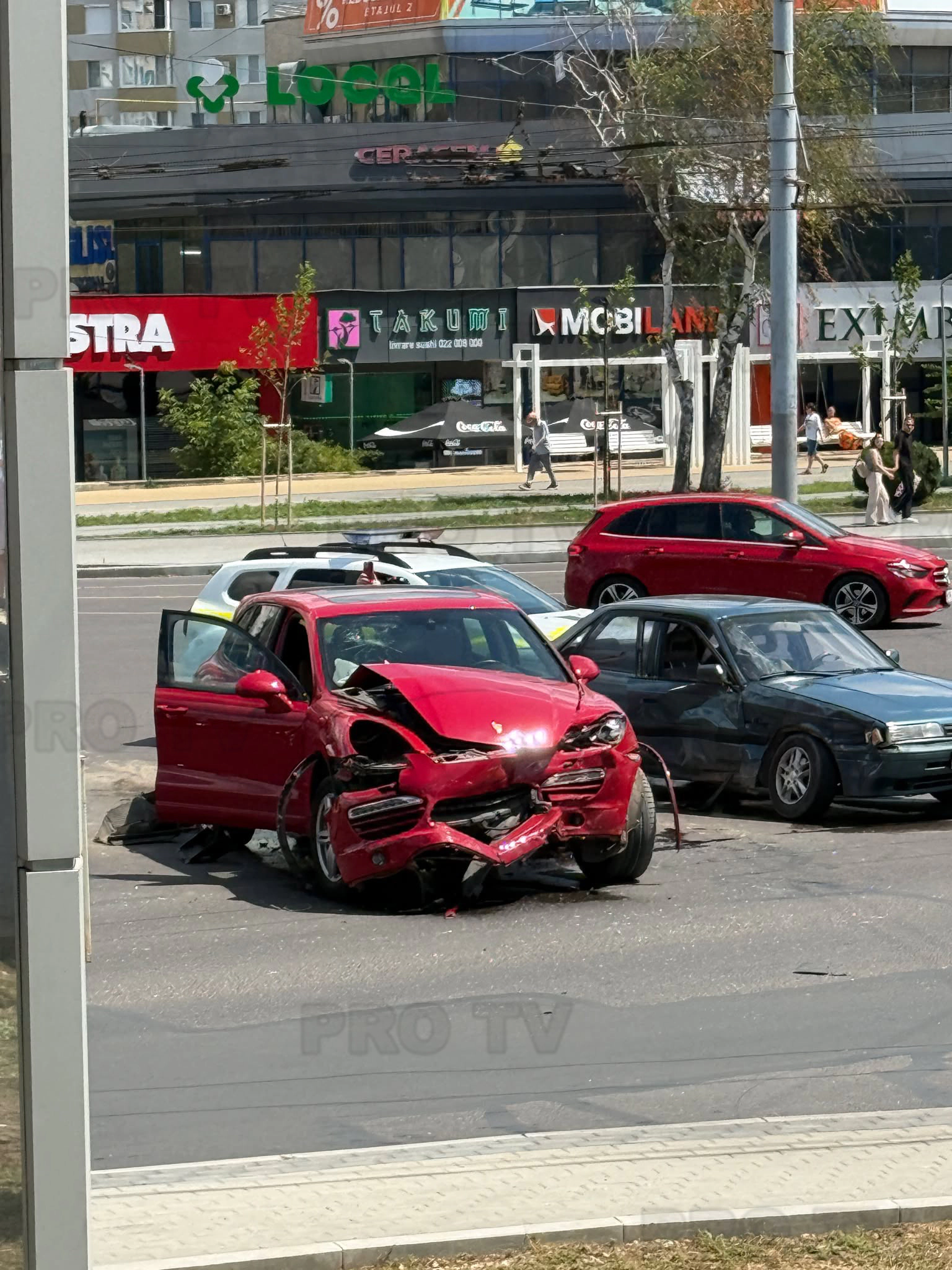 Accident în capitală