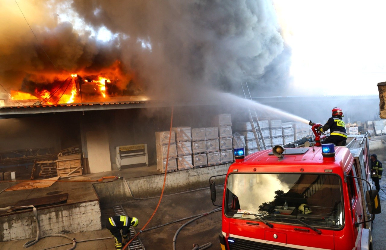 Incendiu în capitală