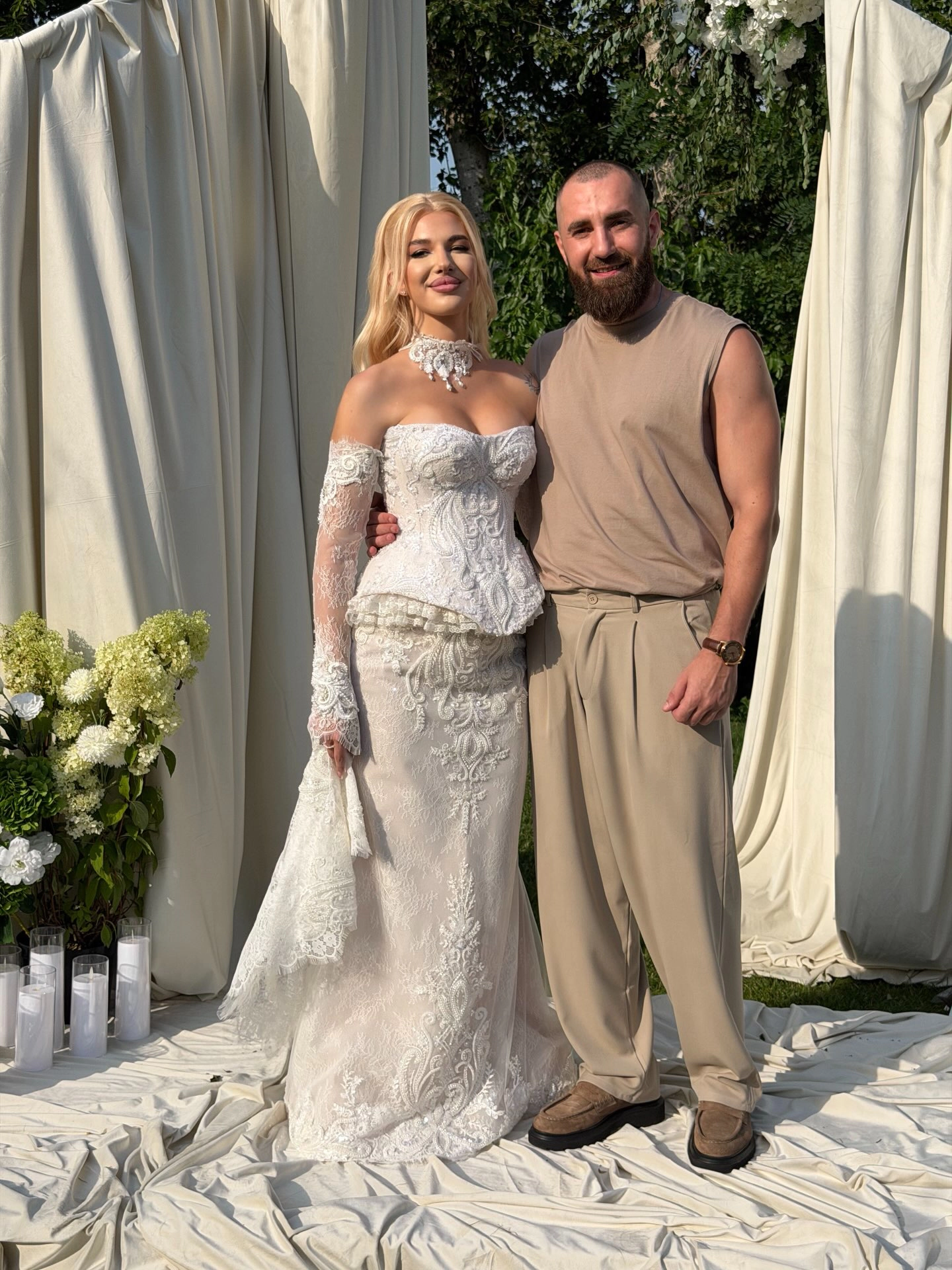 Domenco Andrei și soția lui, Valeria