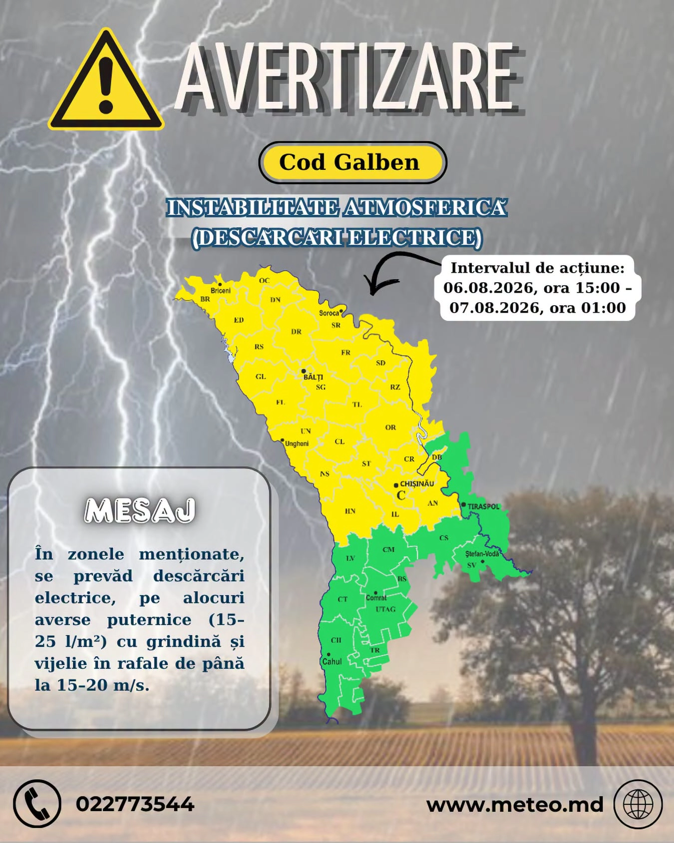 Avertizare meteo