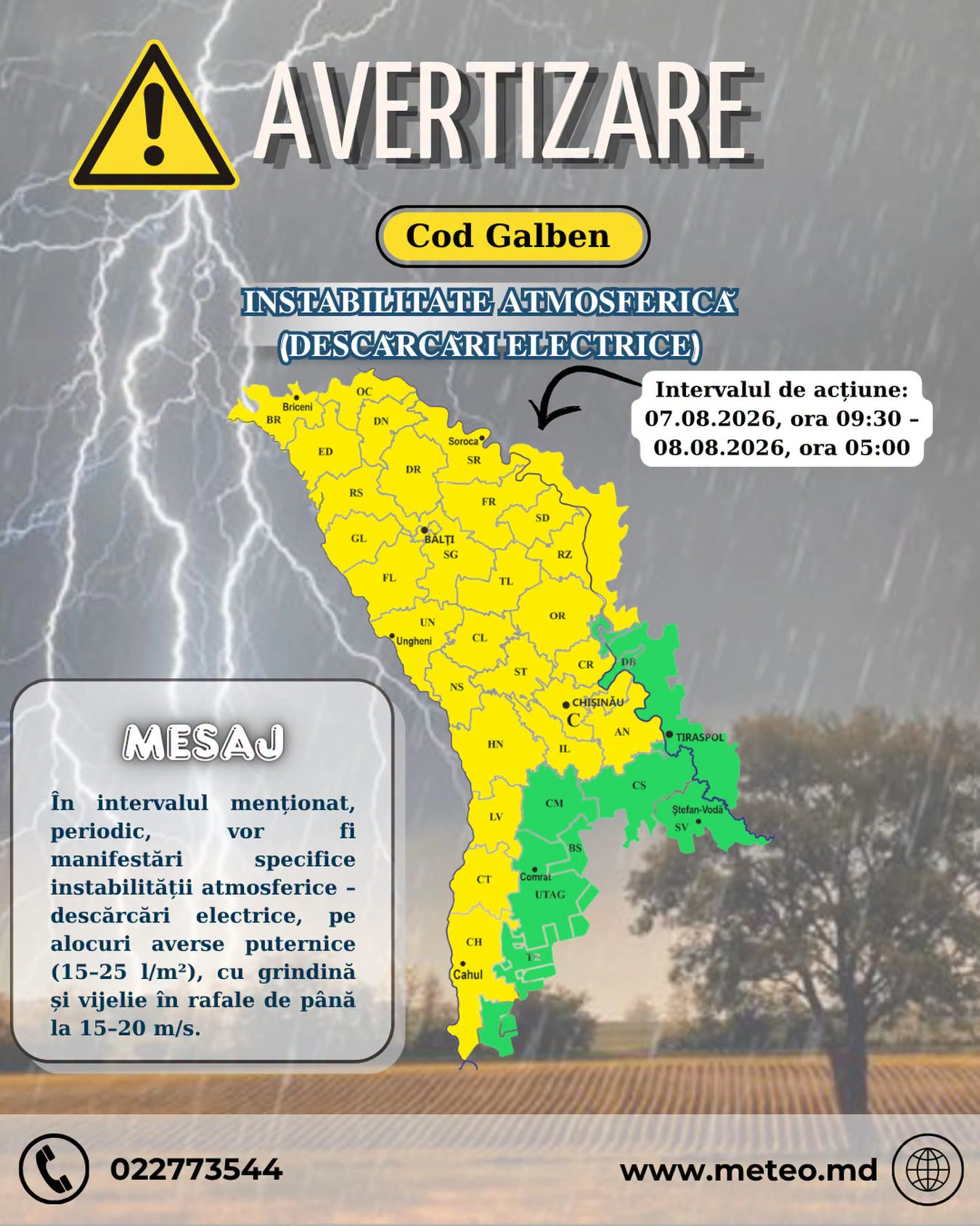 Avertizare meteo
