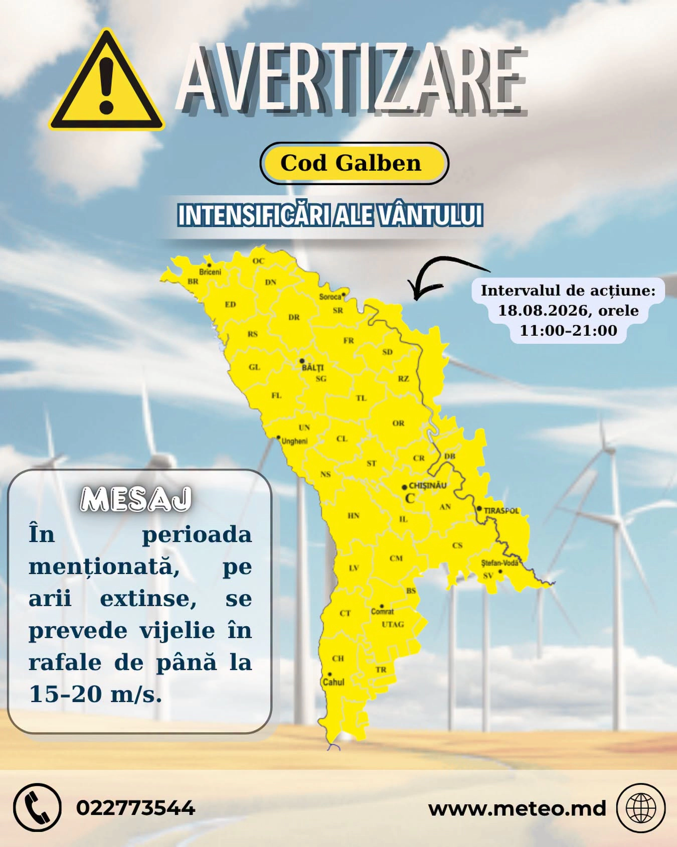Avertizare meteo