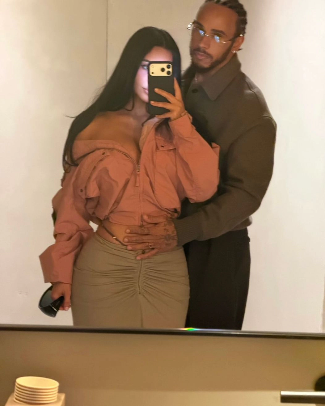 Kim Kardashian și Lewis Hamilton