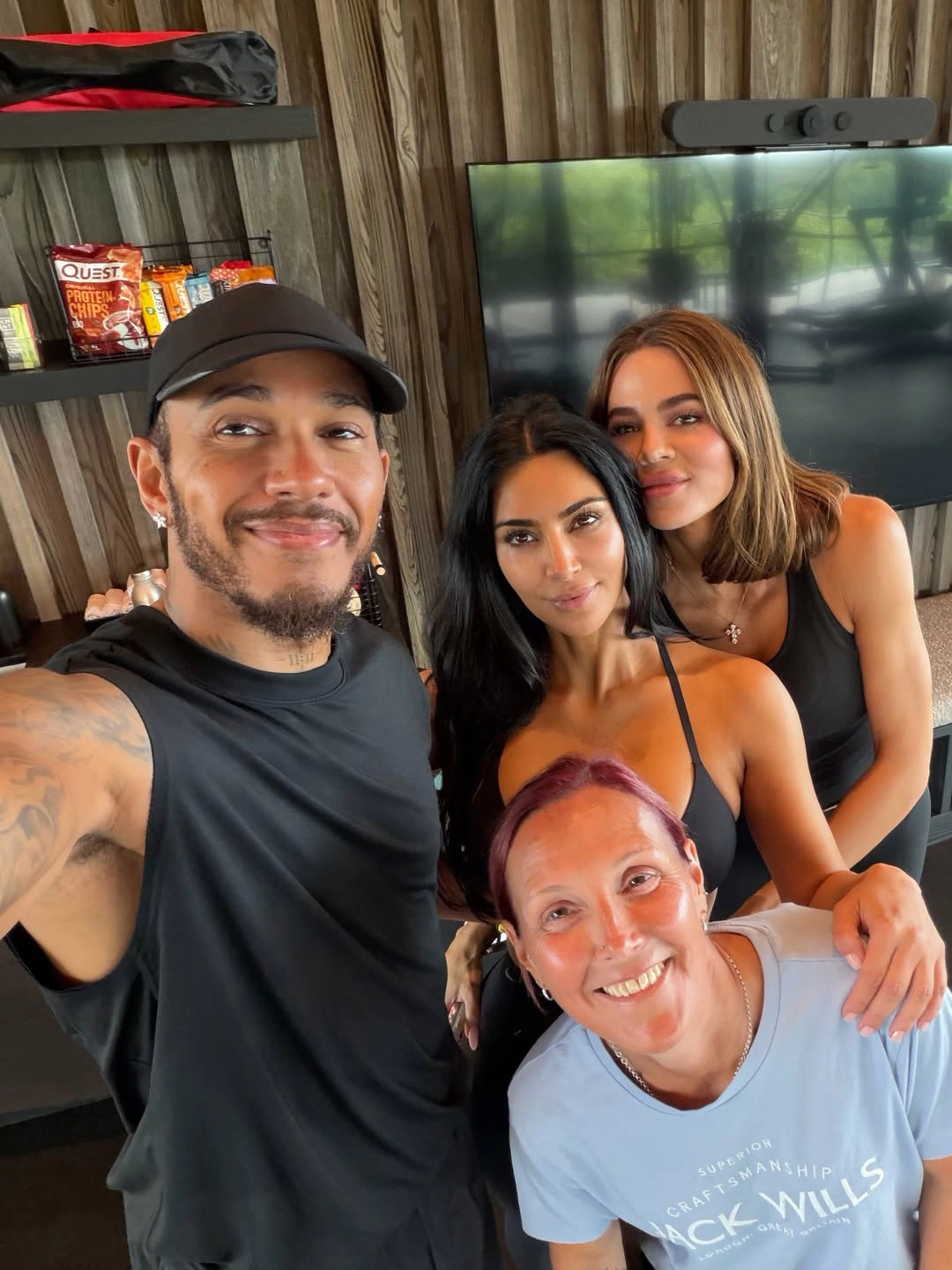 Kim Kardashian și Lewis Hamilton