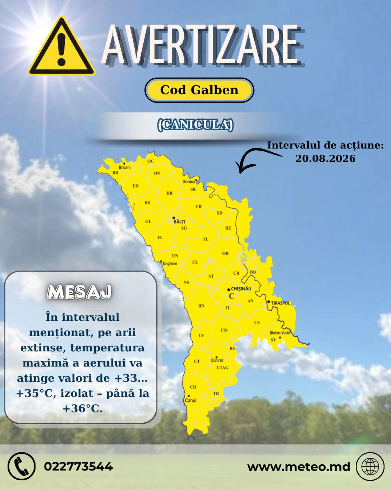 Avertizare meteo