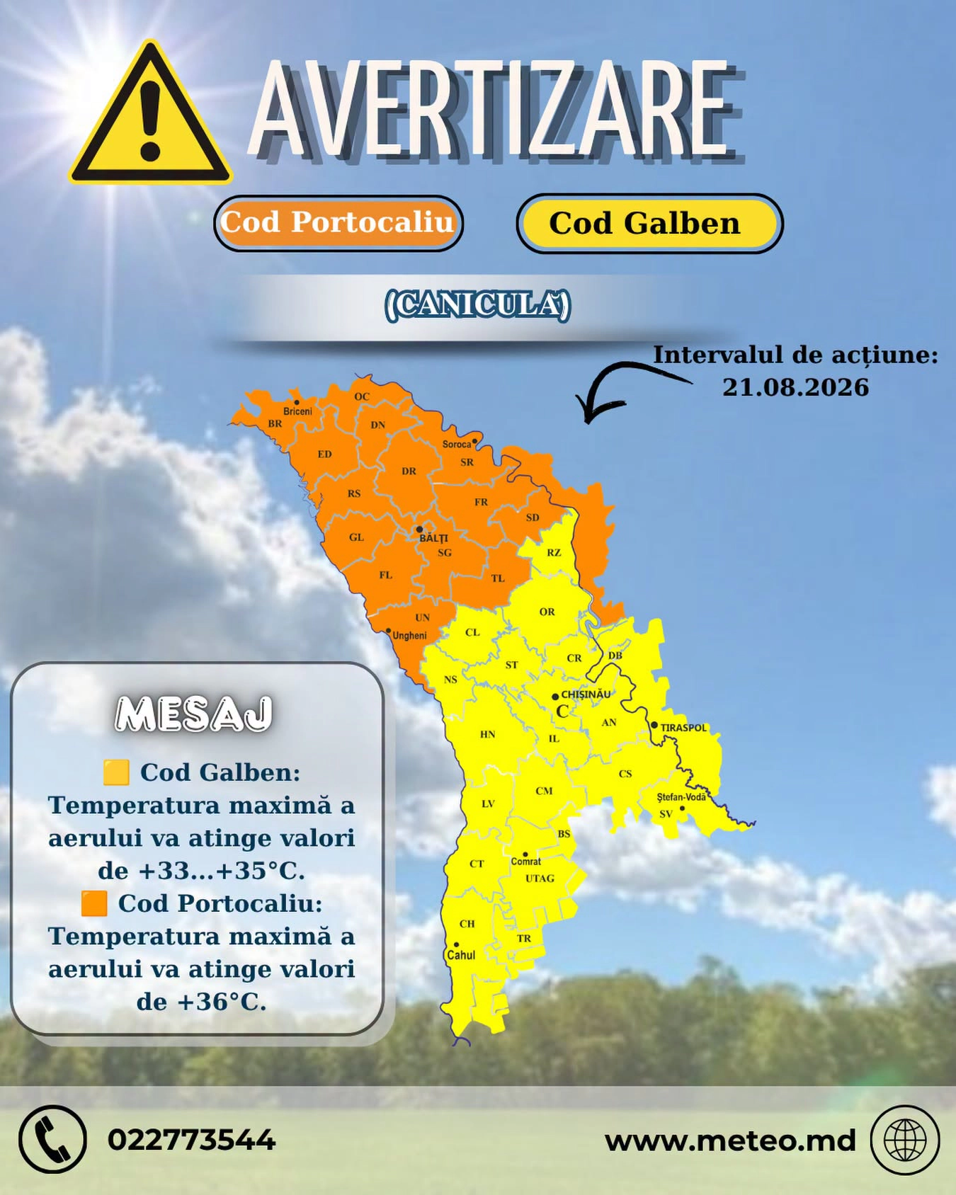 Avertizare meteo