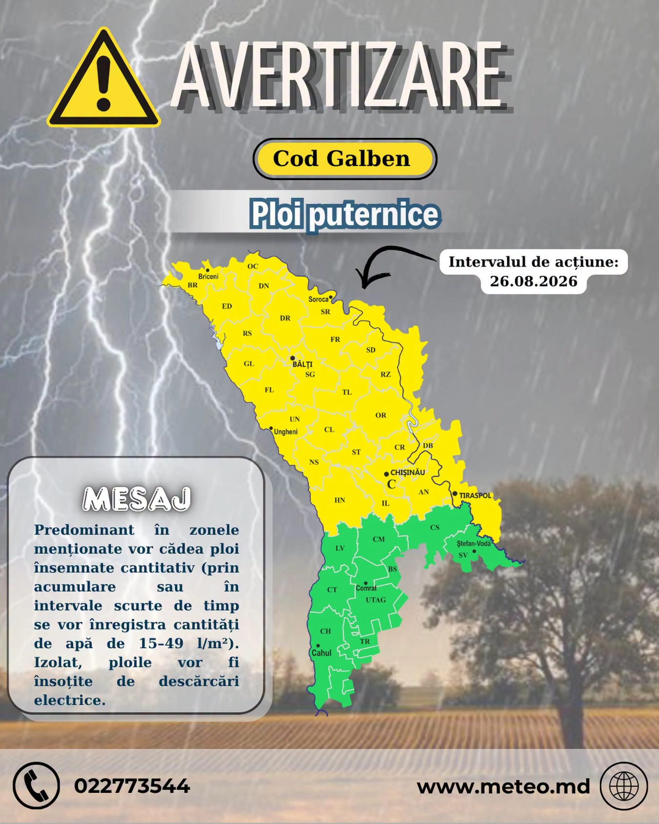 Avertizare meteo
