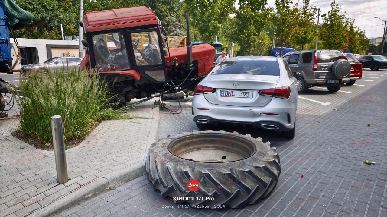 Accident în capitală