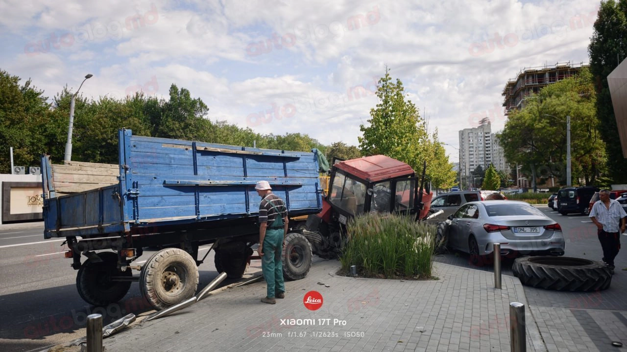 Accident în capitală