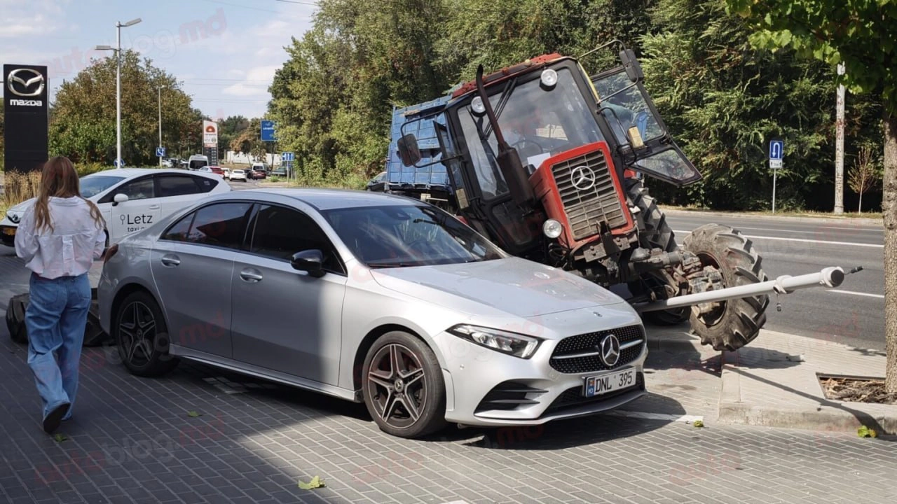 Accident în capitală