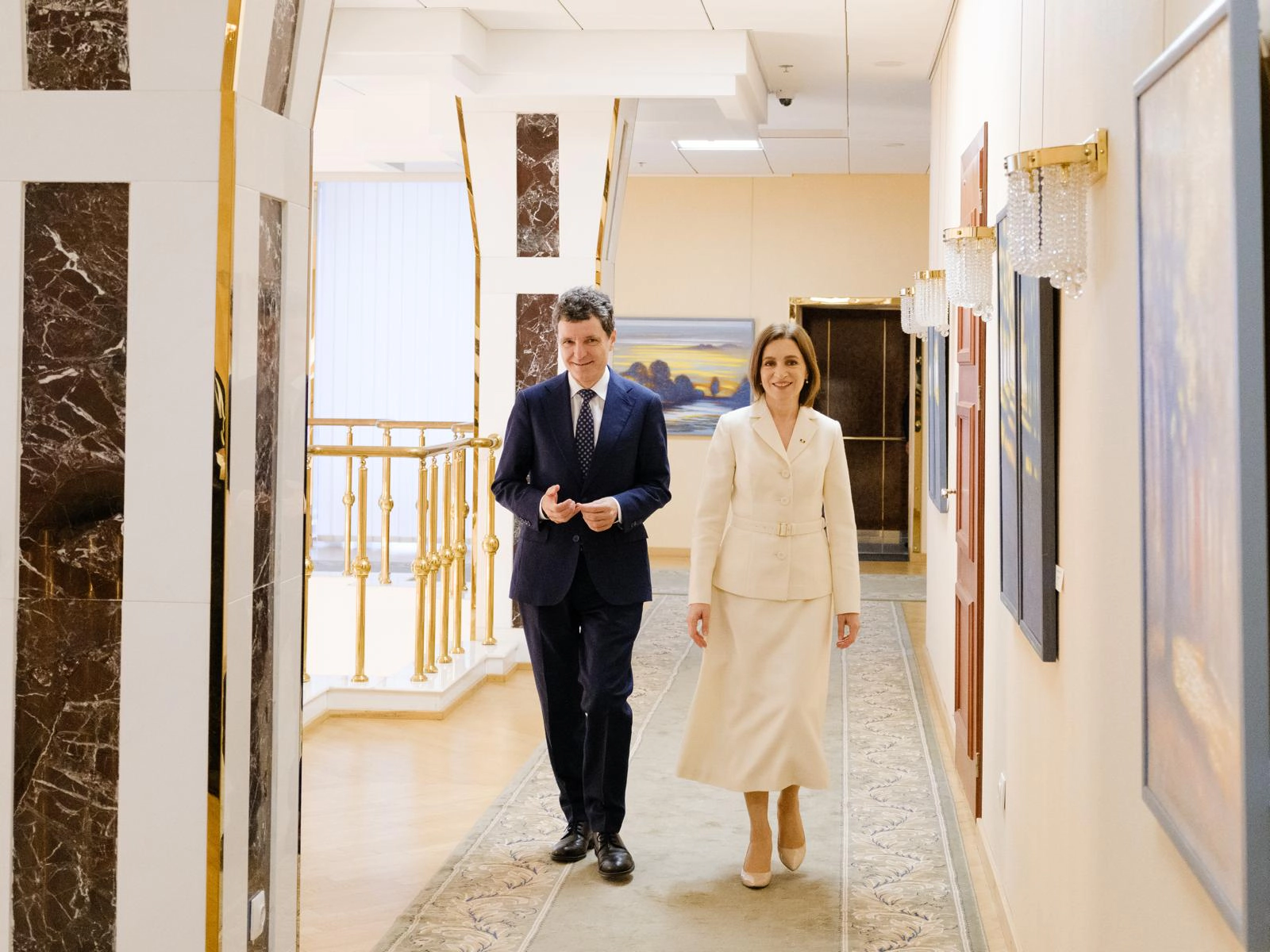 Nicușor Dan și Maia Sandu