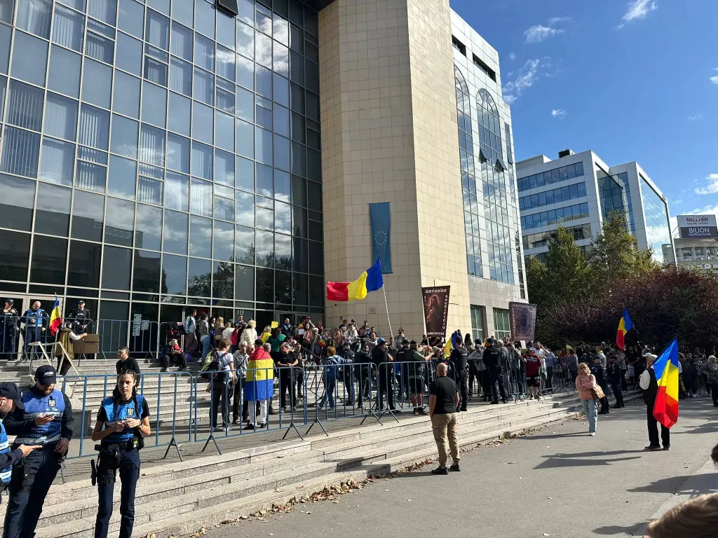 Susținători ai lui Călin Georgescu