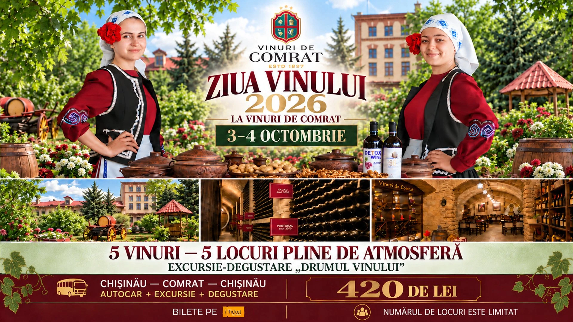 Ziua Vinului 2026 la Vinuri de Comrat