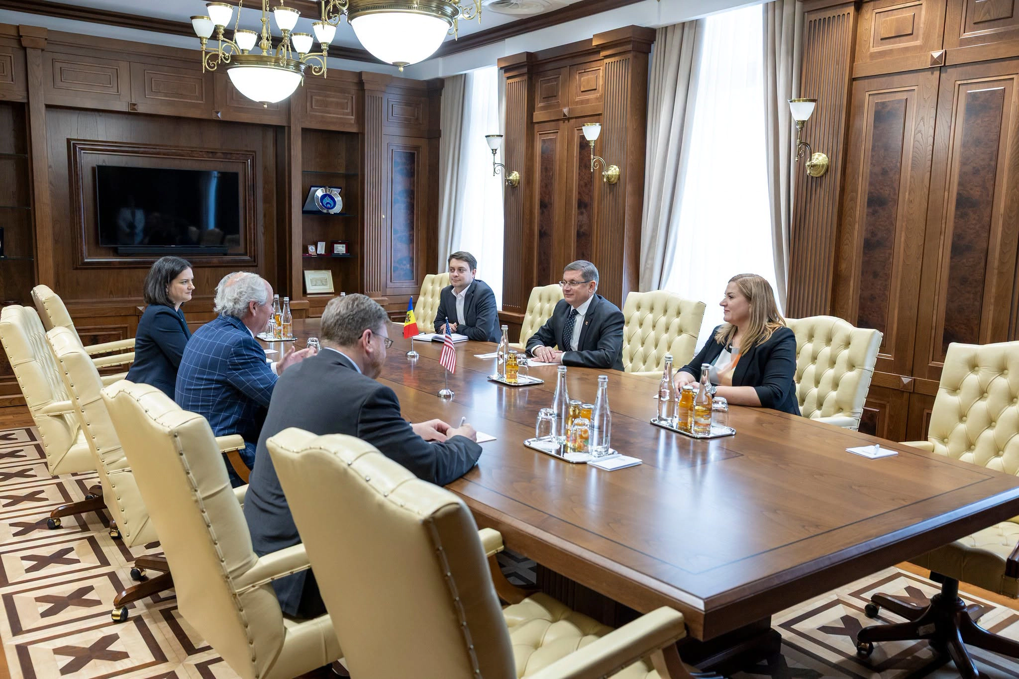 Igor Grosu și noul ambasador al SUA