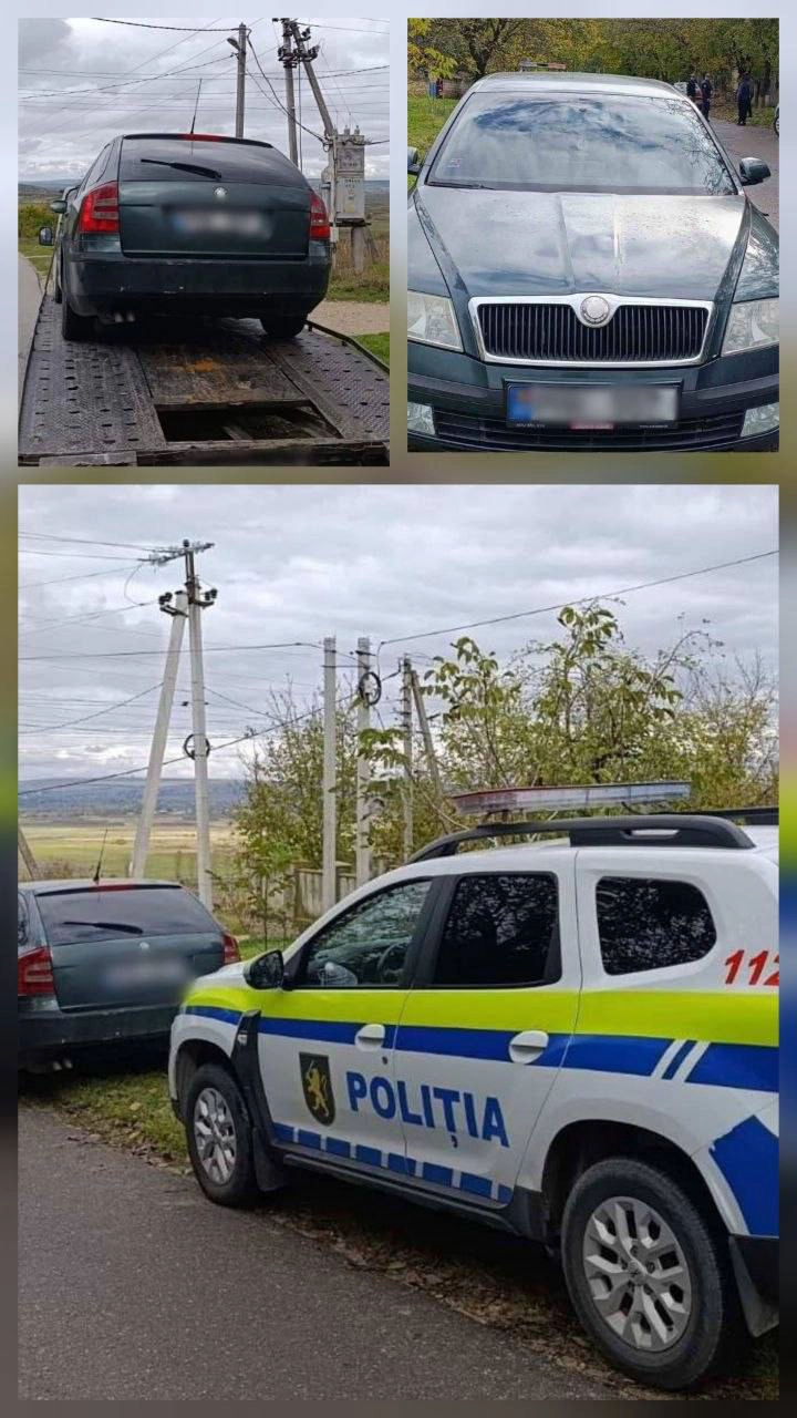 Mașina șoferului a fost ridicată