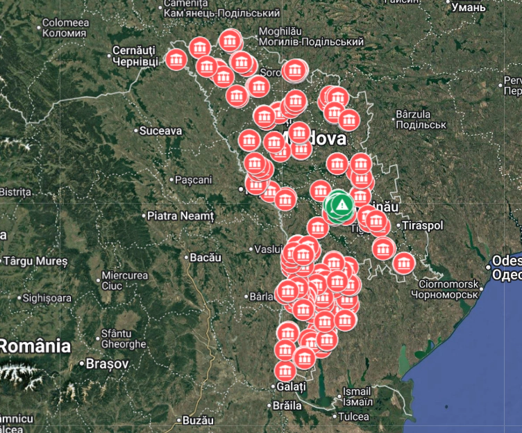 Hartă interactivă