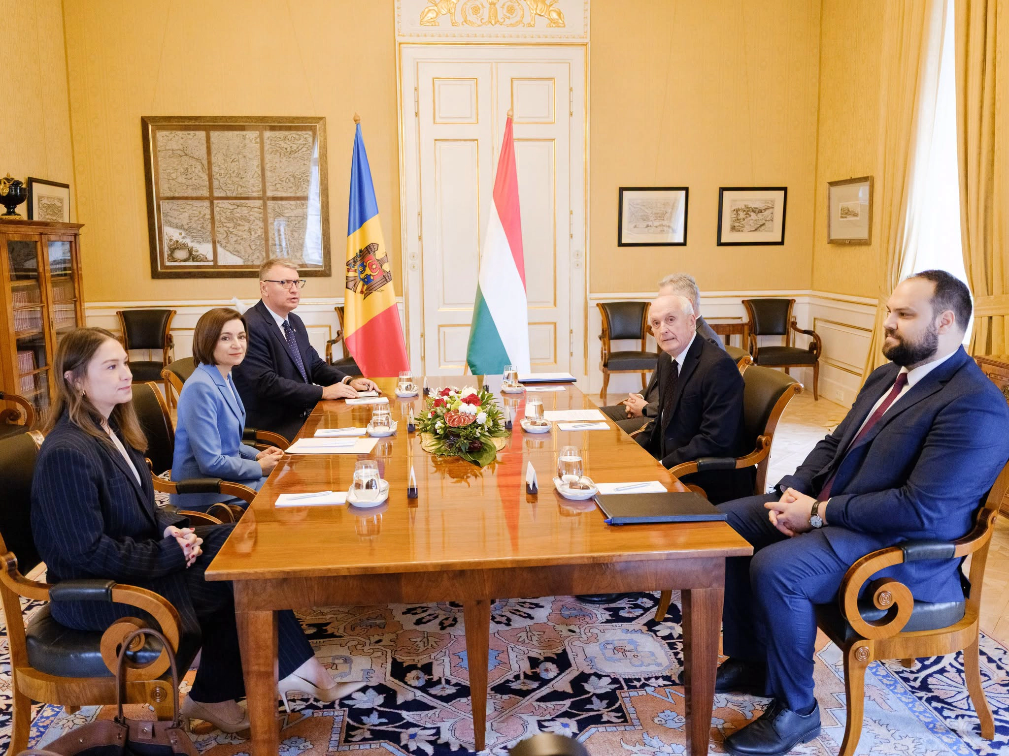 Maia Sandu la Budapesta