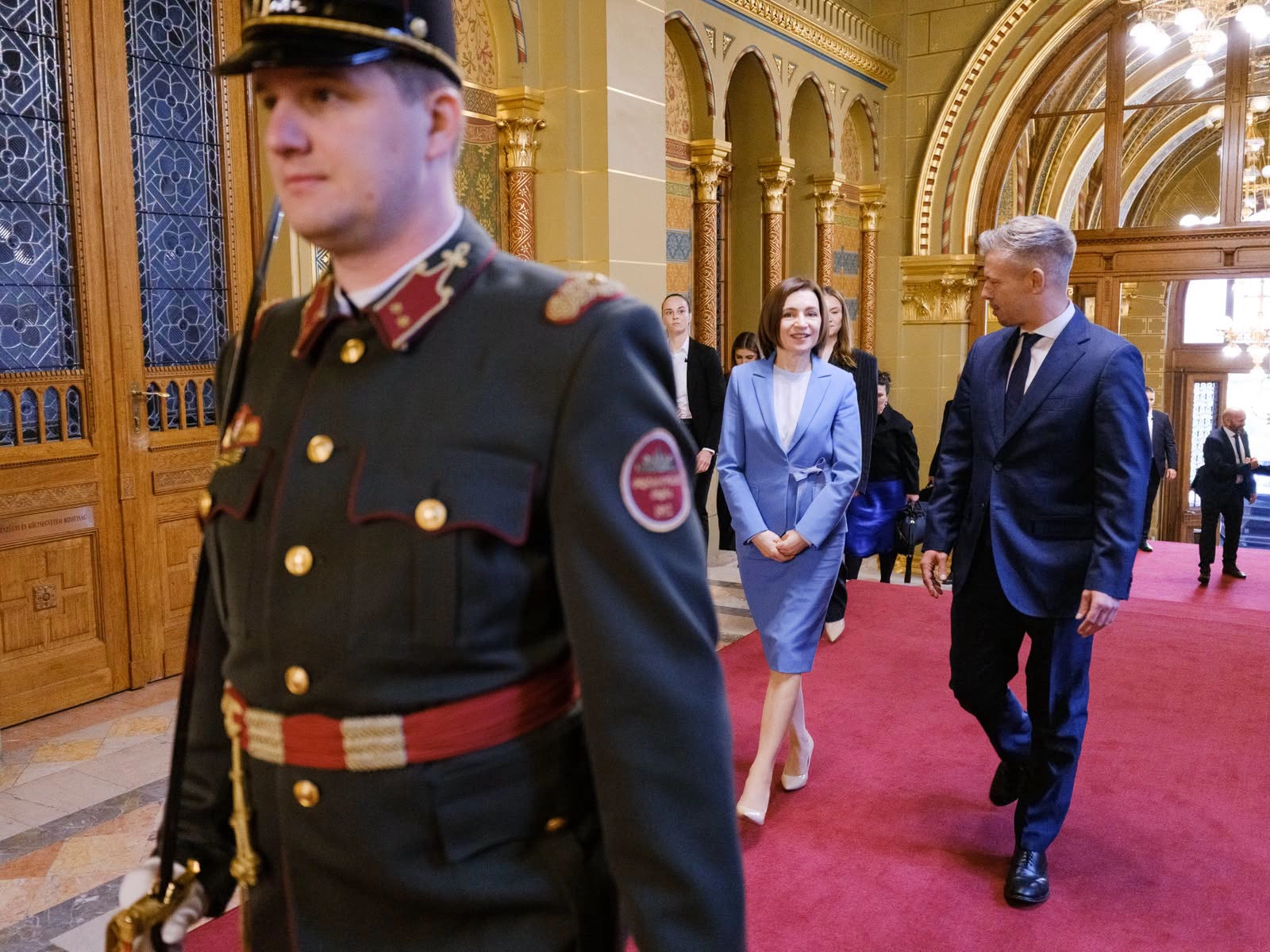 Maia Sandu la Budapesta
